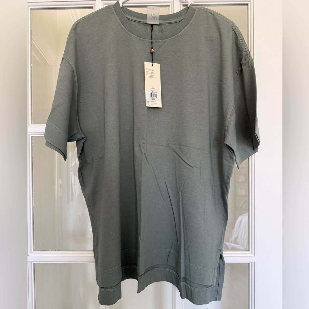 Calia Boxy Oversized Green T-Shirt